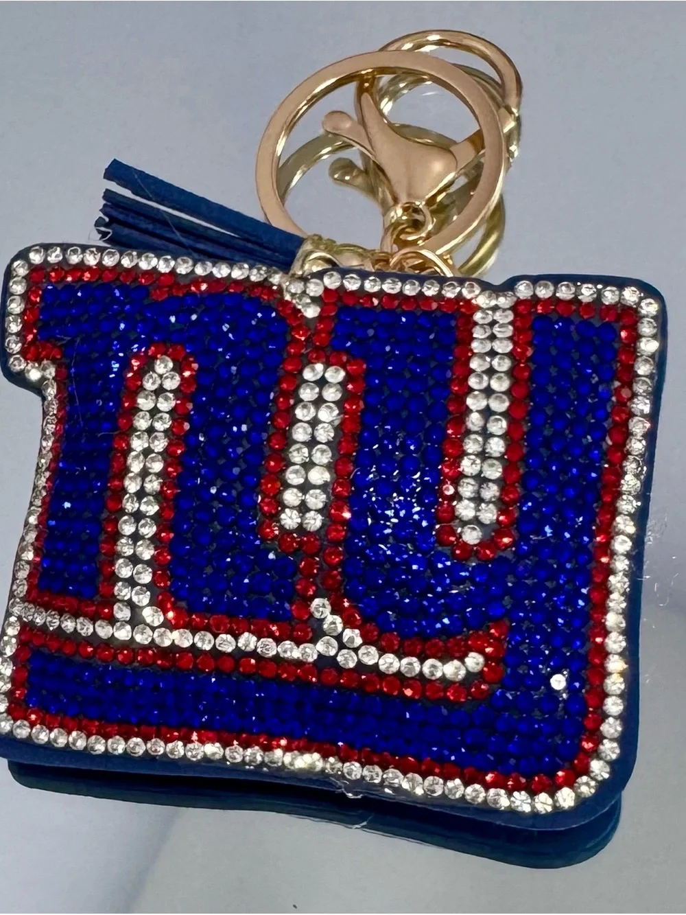New NY Crystal Keychain